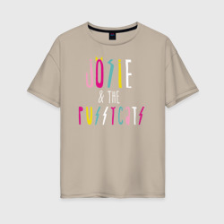 Женская футболка хлопок Oversize Josie & the Pussicats