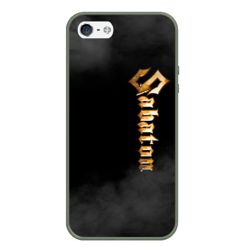 Чехол для iPhone 5/5S матовый Sabaton, цвет темно-зеленый