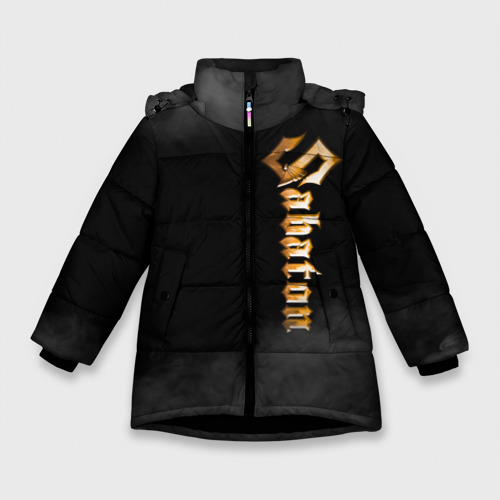 Зимняя куртка для девочек 3D Sabaton, цвет черный