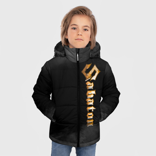 Зимняя куртка для мальчиков 3D Sabaton, цвет светло-серый - фото 3