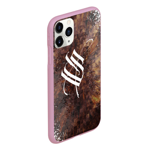 Чехол для iPhone 11 Pro Max матовый Stigmata logo, цвет розовый - фото 3