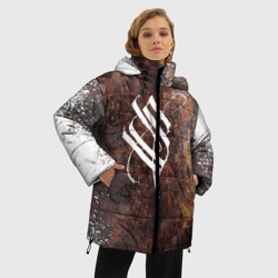 Женская зимняя куртка Oversize Stigmata logo - фото 2