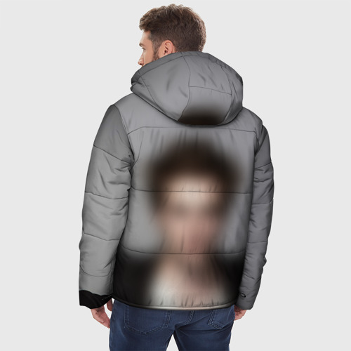 Мужская зимняя куртка 3D Роберт Паттинсон, цвет черный - фото 4