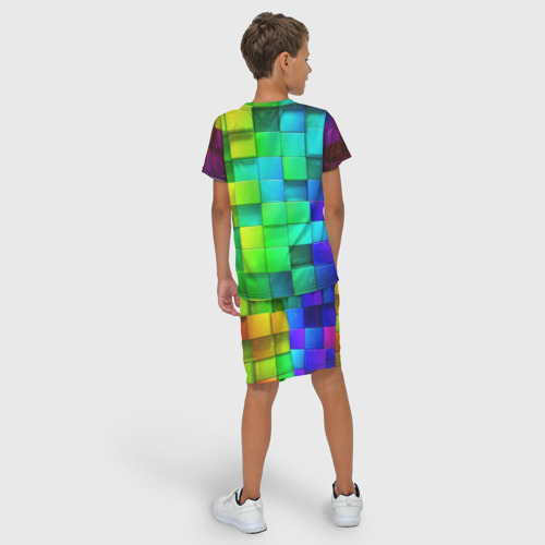 Детский костюм с шортами 3D Minecraft Майнкрафт, цвет 3D печать - фото 4