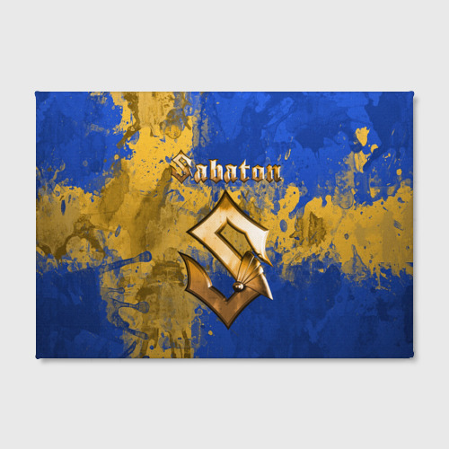 Холст прямоугольный Sabaton Сабатон, цвет 3D печать - фото 2