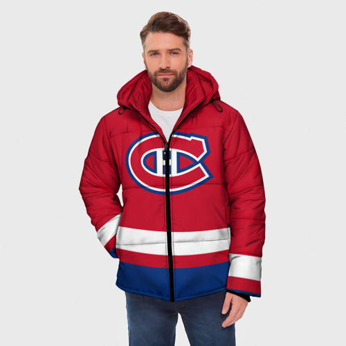 Мужская зимняя куртка 3D Монреаль Канадиенс, цвет красный - фото 3