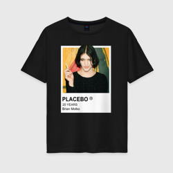 Женская футболка хлопок Oversize Placebo Brain Molko