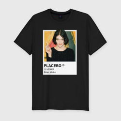 Placebo Brain Molko – Мужская футболка хлопок Slim с принтом купить