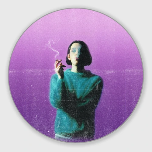 Круглый коврик для мышки Placebo