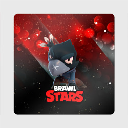 Магнит виниловый Квадрат Brawl Stars Crow Ворон