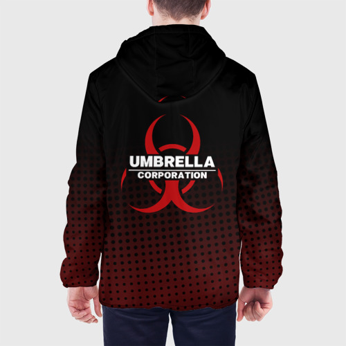 Мужская куртка 3D с принтом Umbrella, вид сзади #2