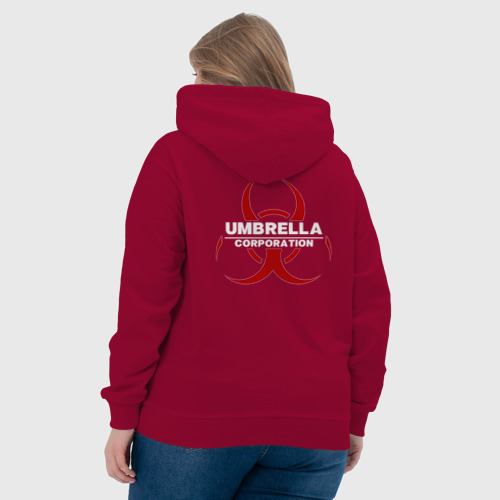 Женская толстовка хлопок Umbrella, цвет маджента - фото 7