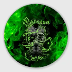 Круглый коврик для мышки Sabaton Сабатон