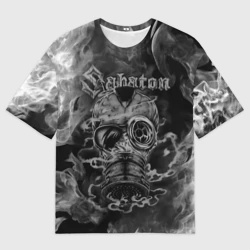 Мужская футболка oversize 3D Sabaton