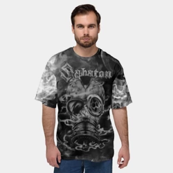 Мужская футболка oversize 3D Sabaton - фото 2