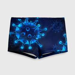 Детские купальные плавки 3D Коронавирус