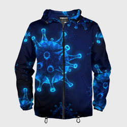Мужская ветровка 3D Коронавирус