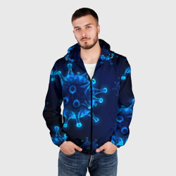 Мужская ветровка 3D Коронавирус - фото 2