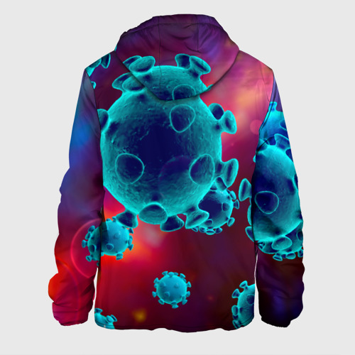 Мужская куртка 3D Коронавирус, цвет 3D печать - фото 2
