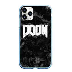 Чехол для iPhone 11 Pro Max матовый Doom eternal