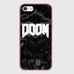 Чехол для iPhone 5/5S матовый Doom eternal