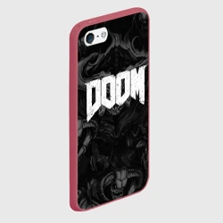Чехол для iPhone 5/5S матовый Doom eternal - фото 2