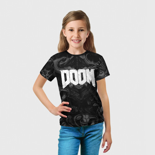 Детская футболка 3D Doom eternal, цвет 3D печать - фото 5