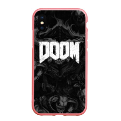 Чехол для iPhone XS Max матовый Doom eternal