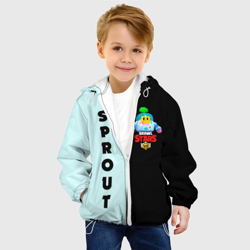 Детская куртка 3D BRAWL STARS (SPROUT) [3], цвет белый - фото 3