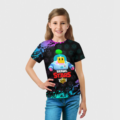 Детская футболка 3D BRAWL STARS (SPROUT) [8], цвет 3D печать - фото 5