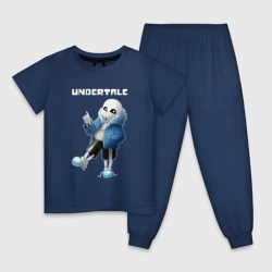 Детская пижама хлопок Undertale Sans