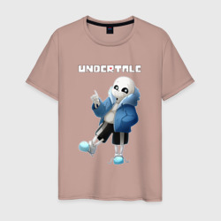 Мужская футболка хлопок Undertale Sans