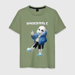 Мужская футболка хлопок Undertale Sans