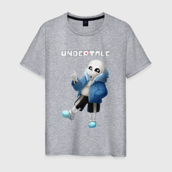 Мужская футболка хлопок Undertale Sans