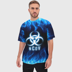 Мужская футболка oversize 3D NCoV - фото 2