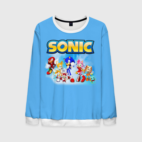 Мужской свитшот 3D SONIC