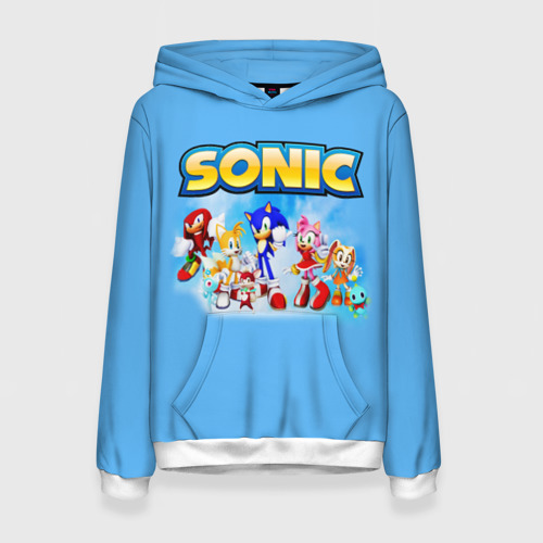 Женская толстовка 3D SONIC, цвет 3D печать