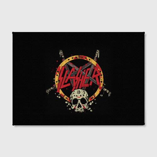 Холст прямоугольный Slayer rock poster, цвет 3D печать - фото 2