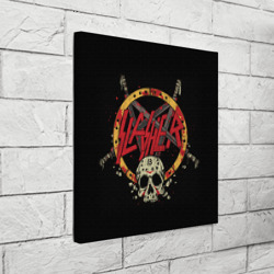 Холст квадратный Slayer rock poster - фото 2