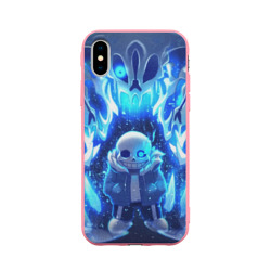 Чехол для iPhone X матовый Undertale Андертейл