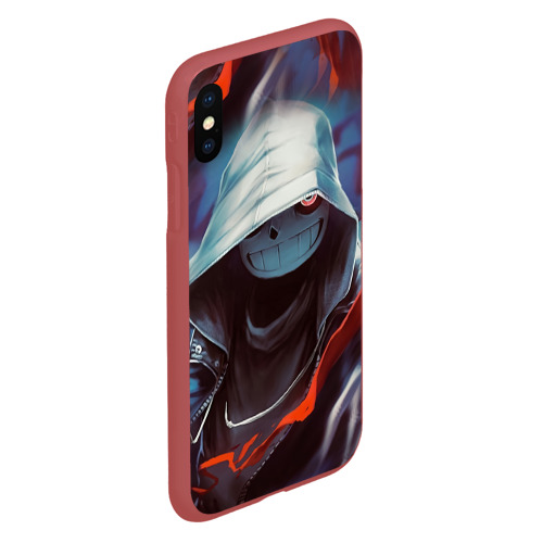 Чехол для iPhone XS Max матовый Undertale Андертейл, цвет красный - фото 3