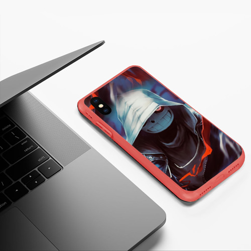 Чехол для iPhone XS Max матовый Undertale Андертейл, цвет красный - фото 5