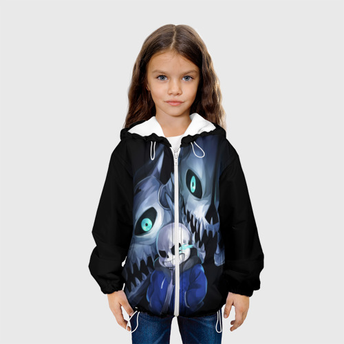 Детская куртка 3D Undertale Андертейл, цвет белый - фото 4