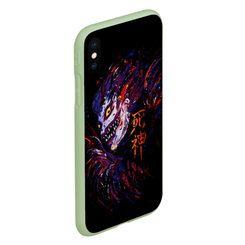Чехол для iPhone XS Max матовый Death Note color, цвет салатовый - фото 3