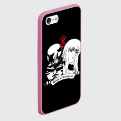 Чехол для iPhone 5/5S матовый Berserk pers on black - фото 2