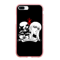 Чехол для iPhone 7Plus/8 Plus матовый Berserk pers on black