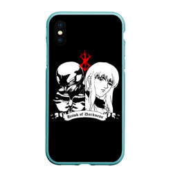 Чехол для iPhone XS Max матовый Berserk pers on black