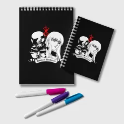 Блокнот Berserk pers on black