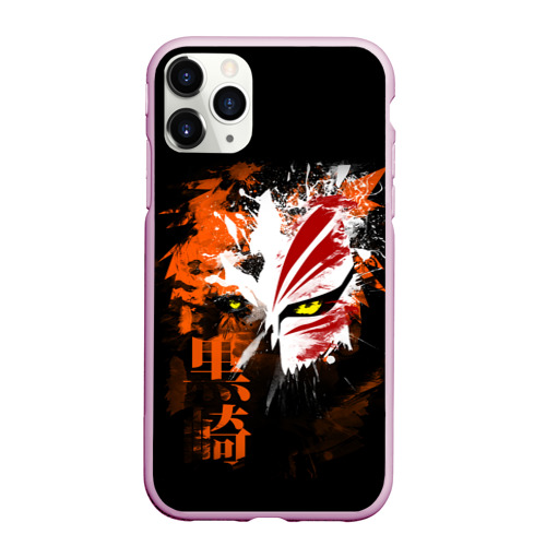 Чехол для iPhone 11 Pro Max матовый Bleach eyes, цвет розовый