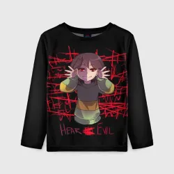 Детский лонгслив 3D Undertale
